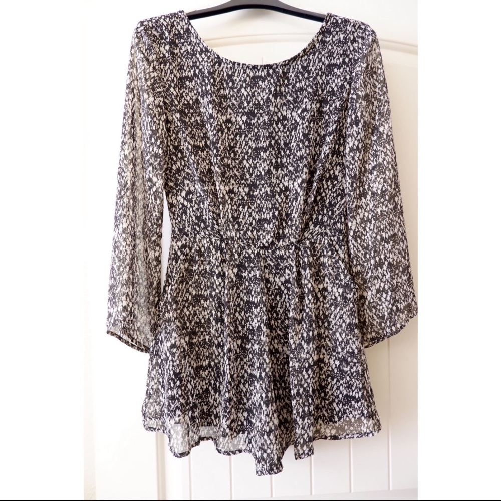 NWT Lush Snakeprint/Abstract Romper